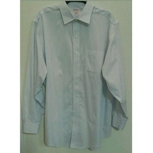 Brooks Brothers 346 Non Iron Dress Shirt Size 17